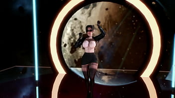 Gadis Korea Berpaha Montok Menari Dengan Gerakan 3d Yang Menggoda