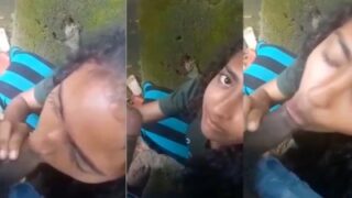 Mahasiswi Panas Mengisap Kontol Di Taman Kampus, Adegan Mesum Direkam Kamera