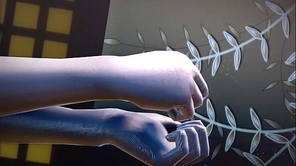 Gadis Kitsune Menggoda Dalam Gaun Cheongsam Yang Menyala