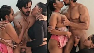 Gila! Dua Cewek Hot Digilir Satu Cowok Dalam Adegan Panas