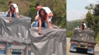 Nri Nakal Bercinta Liar Di Atas Truk Terbuka