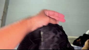 Kakak Tiri, Dasar Mesum! Daripada Pakai Celana Dalamku Buat Masturbasi, Mending Aku Kasih Russian Blowjob Pakai Payudara Besarku, Berikan Kontol Besarmu Dan Semennya Padaku!