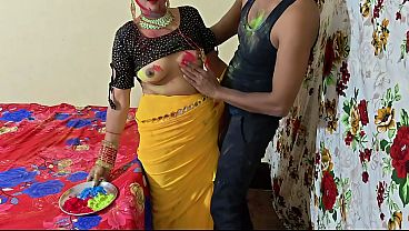 Bhabhi Ke Saath Holi Ka Rang, Devar Ka Maza – Hindi Mein Full Masti