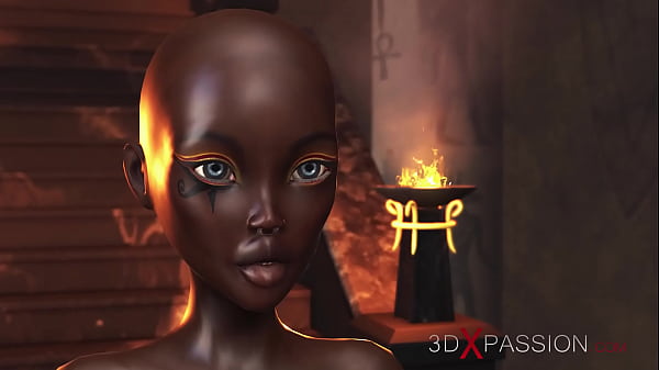 Anubis Menggila Di Kuil, Menggundahi Budak Mesir Muda Yang Menggairahkan