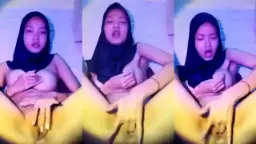 Jilbab Hitam Basah Kuyup, Jari Meraup Sange, Desahan Nafsu Mengguncang Malam.