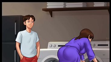 Malam Musim Panas Tersembunyi [v21.0.0] | Ibu Tiri Diam-diam Ngintipin (18+) | Novel Visual Dewasa