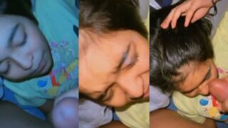 Kakak Bejat Keluar Di Wajah Adik 18 Tahun Yang Masih Suci.