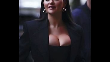 Selena Gomez Lagi Ngejulurkan Pantatnya, Bikin Pengen Nyium (ai-generated)
