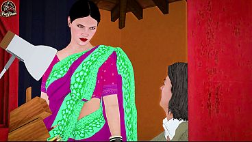 Bhabhi Garmi Mein Young Tenant Ko Tang Karke Zor Se Chudwaya